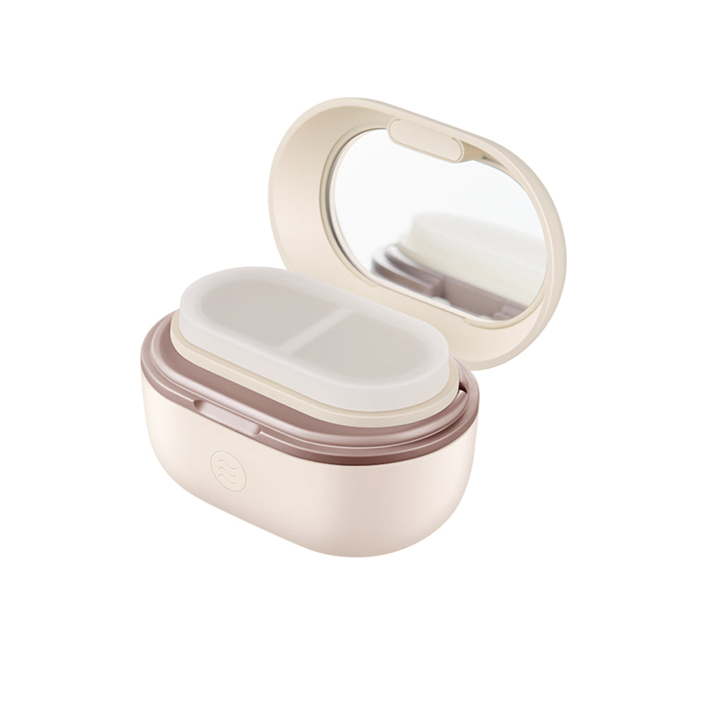 Hassle Free Lenses Cleaning - Eraclean Ultrasonic Mini Contact Lens Cleaner