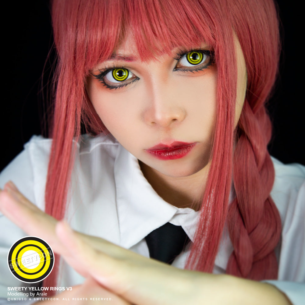 Sweety Crazy Yellow Rings V3 (Makima Chainsaw Man)
