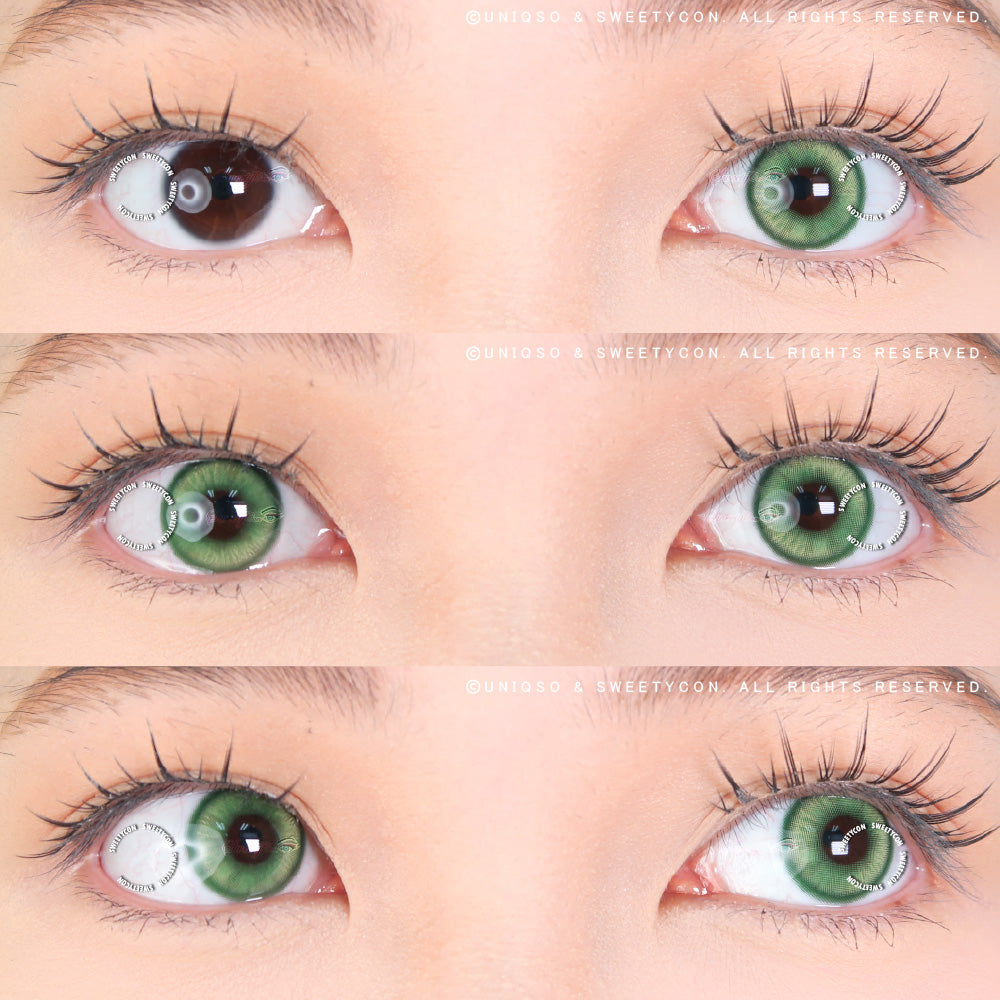 1 Day Sweety Star Tears Green (10 lenses/pack)