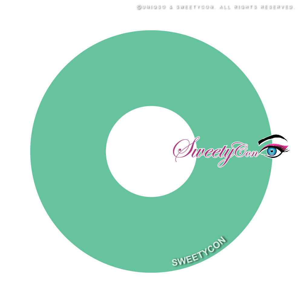 Sweety Mini Sclera 17mm UV Glow Green