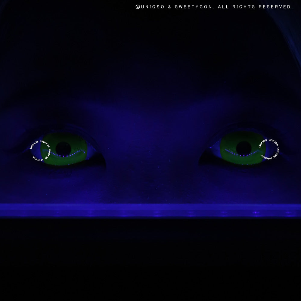 Sweety Mini Sclera 17mm UV Glow Yellow