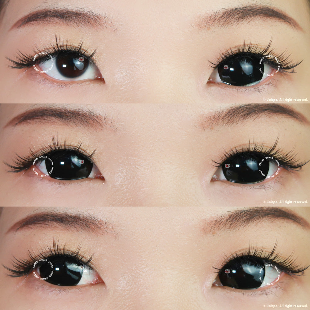 Sweety Mini Sclera Lens Black Titan - With Prescription