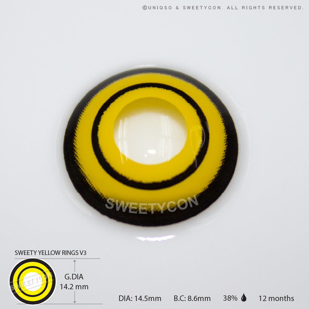 Sweety Crazy Yellow Rings V3 (Makima Chainsaw Man)