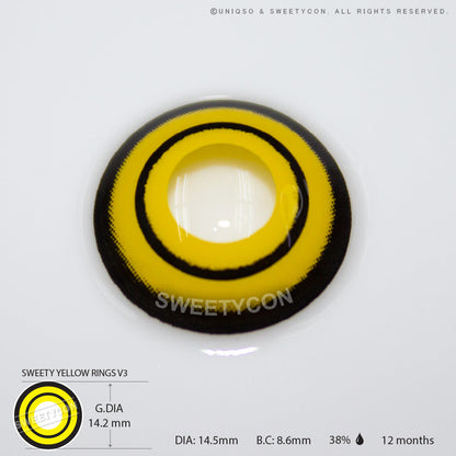 Sweety Crazy Yellow Rings V3 (Makima Chainsaw Man)