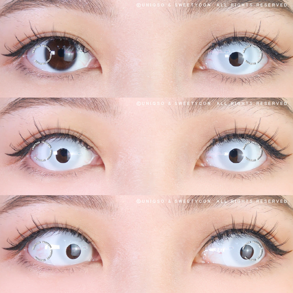 Sweety Mini Sclera 17mm UV Glow White