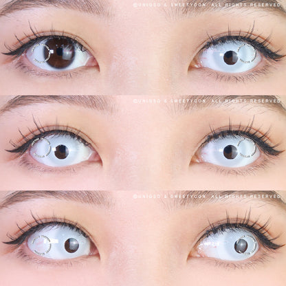 Sweety Mini Sclera 17mm UV Glow White