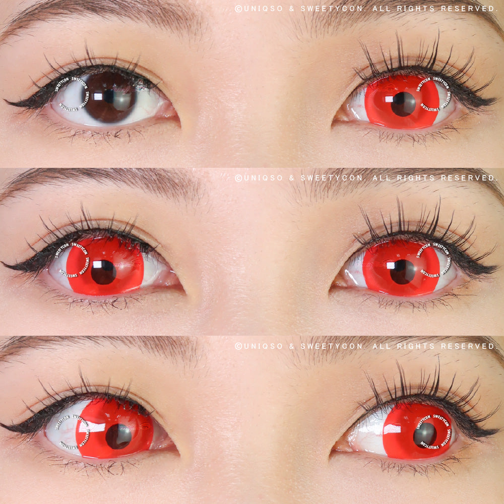 Sweety Mini Sclera 17mm UV Glow Red
