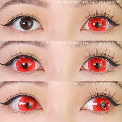 Sweety Mini Sclera 17mm UV Glow Red