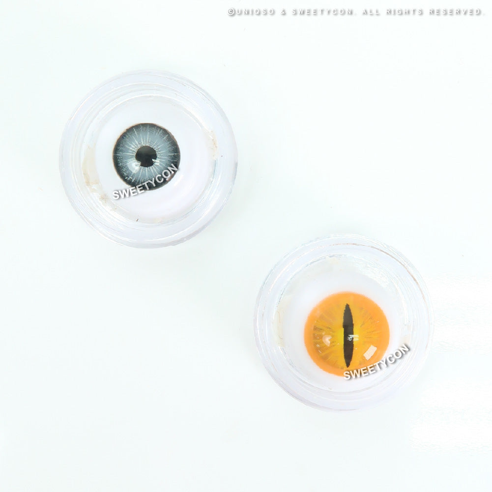 Sweety Crazy Lens Orange Demon Eye / Cat Eye (New)