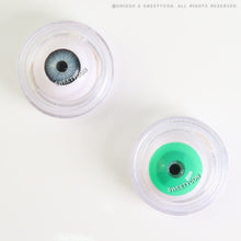 Load image into Gallery viewer, Sweety Mini Sclera 17mm UV Glow Green