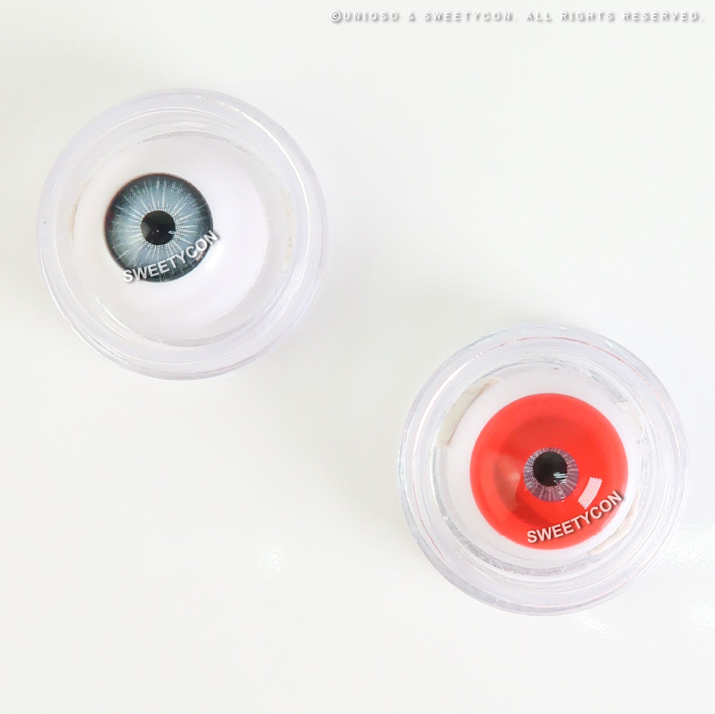 Sweety Mini Sclera 17mm UV Glow Red