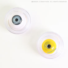 Load image into Gallery viewer, Sweety Mini Sclera 17mm UV Glow Yellow