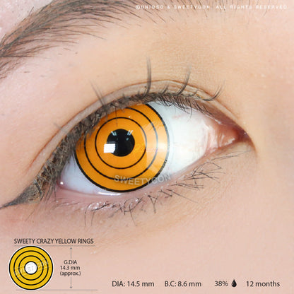 Sweety Crazy - Yellow Rings (Makima Chainsaw Man) - With Prescription