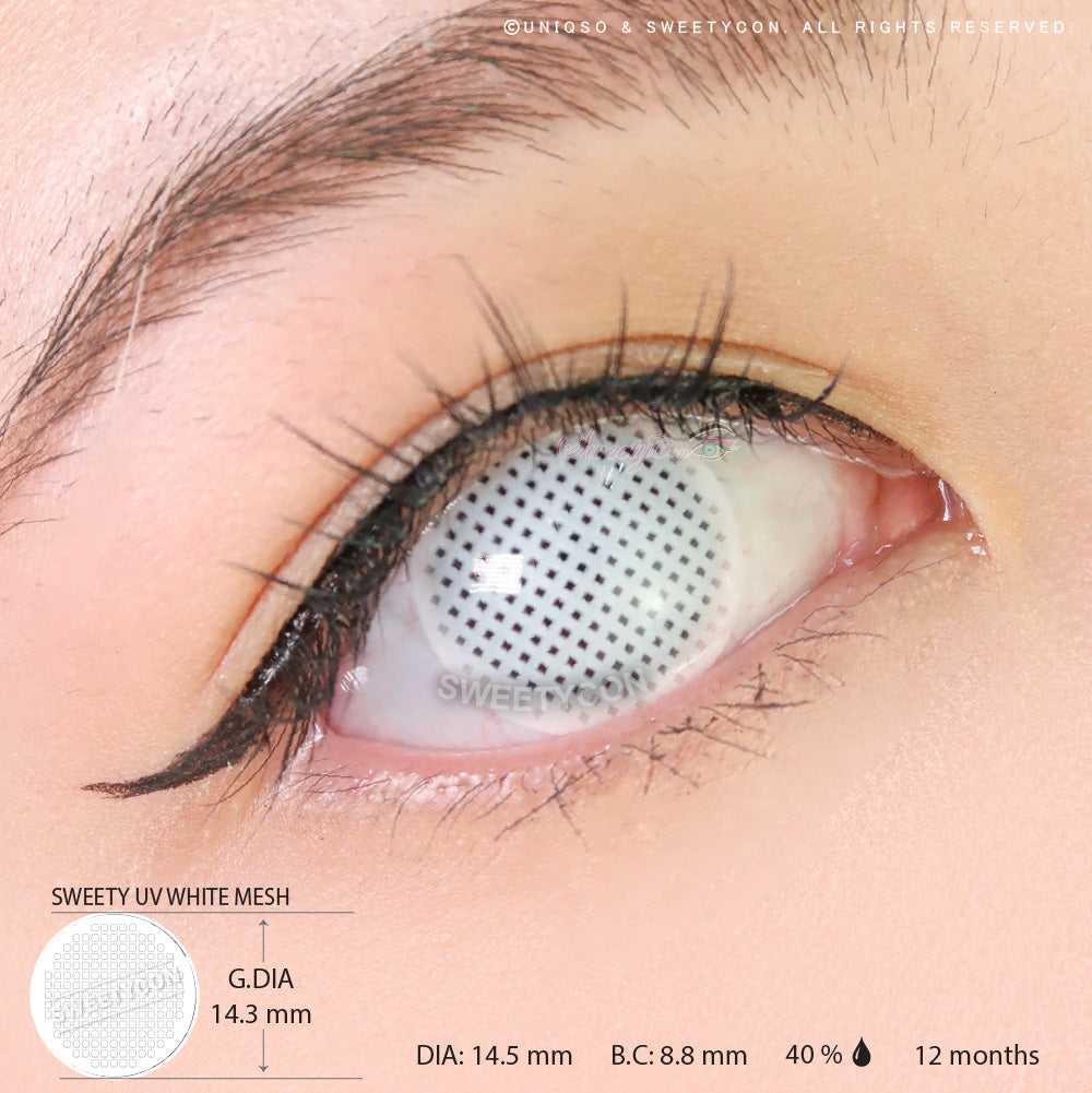 Sweety Crazy UV White Mesh