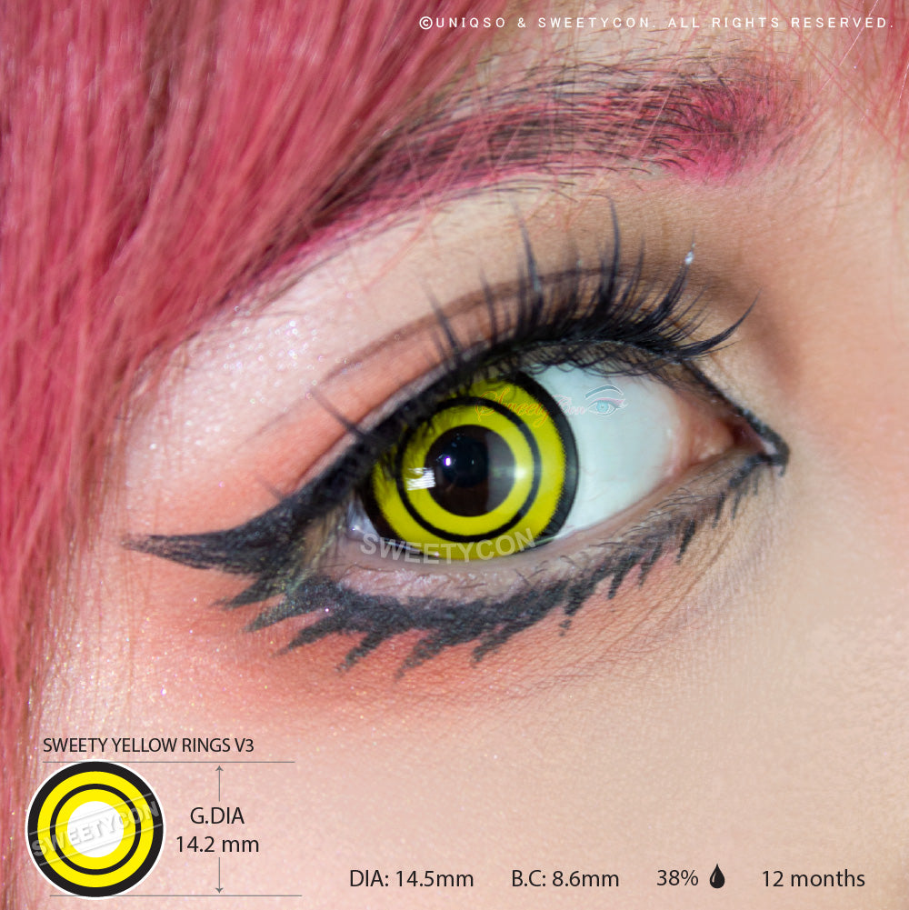 Sweety Crazy Yellow Rings V3 (Makima Chainsaw Man)