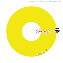 Load image into Gallery viewer, Sweety Mini Sclera 17mm UV Glow Yellow