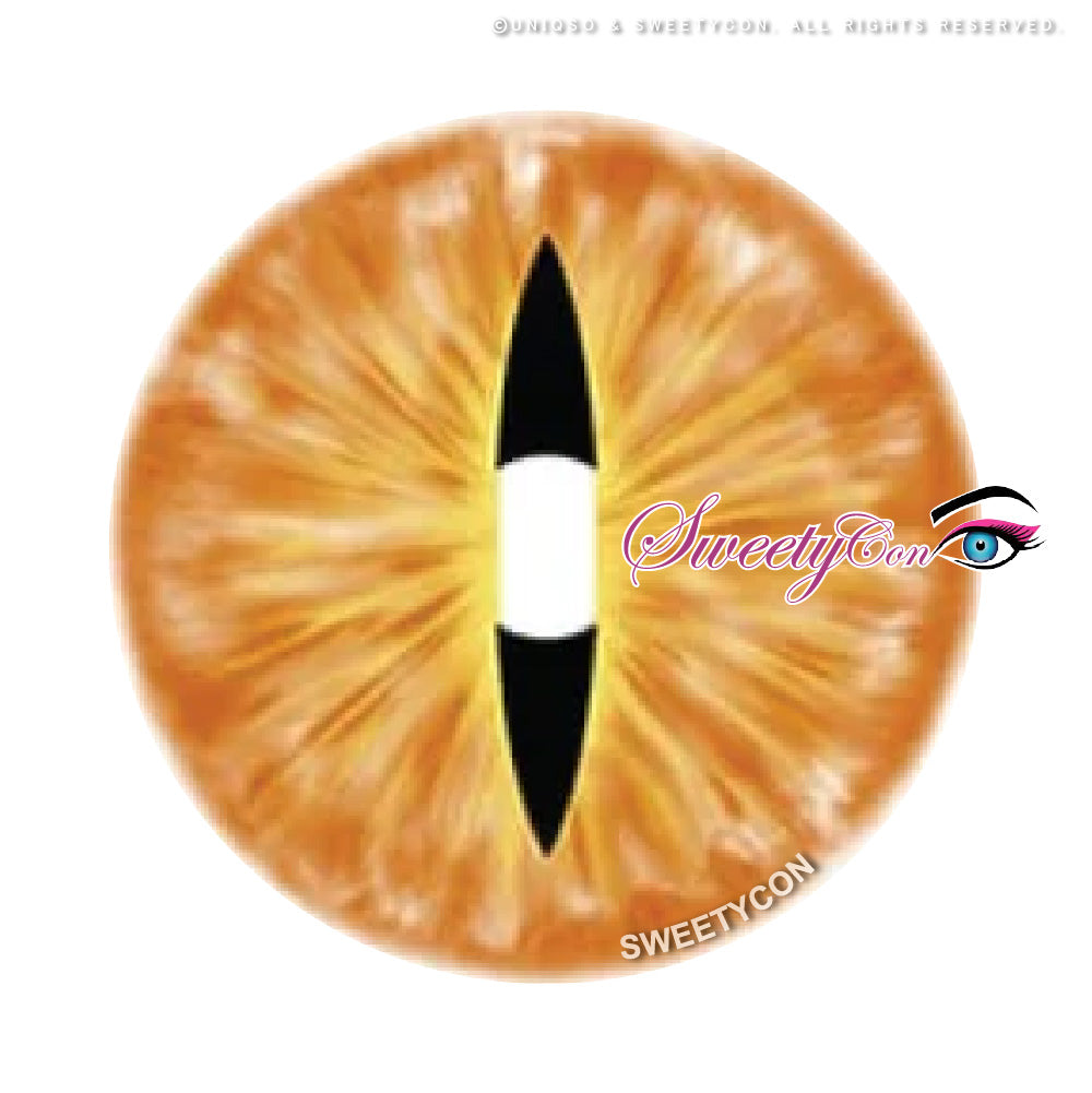 Sweety Crazy Lens Orange Demon Eye / Cat Eye (New)