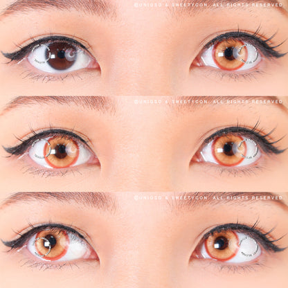 1 Day Sweety Star Tears Brown (10 lenses/pack)
