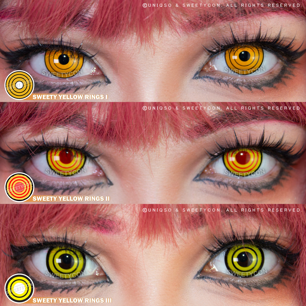 Sweety Crazy - Yellow Rings (Makima Chainsaw Man) - With Prescription