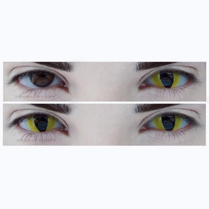 Sweety Crazy Yellow Cat Eye