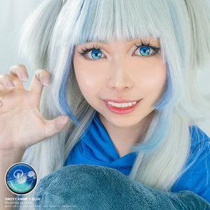Sweety Anime 2 Cyan Turquoise