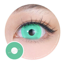 Load image into Gallery viewer, Sweety Mini Sclera 17mm UV Glow Green