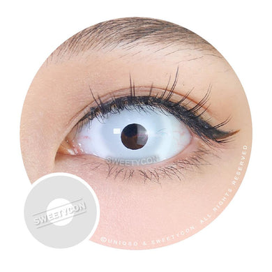 Sweety Mini Sclera 17mm UV Glow White