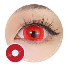Load image into Gallery viewer, Sweety Mini Sclera 17mm UV Glow Red
