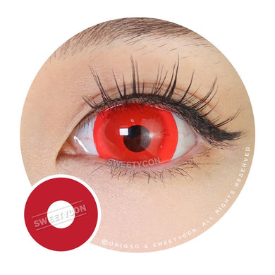 Sweety Mini Sclera 17mm UV Glow Red