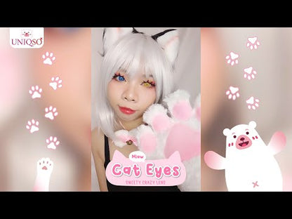 Sweety Crazy Lens Orange Demon Eye / Cat Eye (New)
