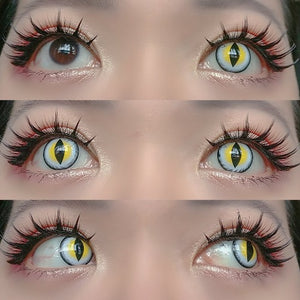 Sweety Crazy Lens - Sexy Cat Eye Yellow