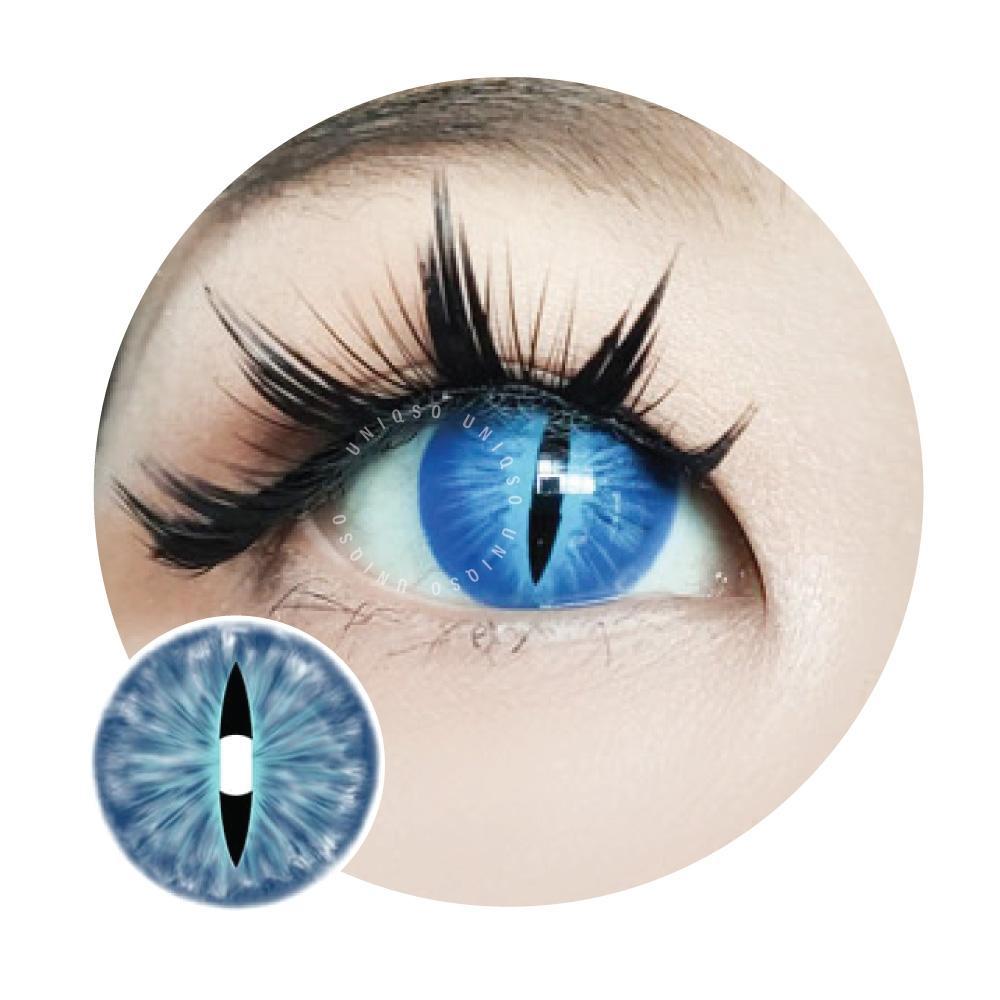 Sweety Crazy Lens Blue Demon Eye / Cat Eye (New)