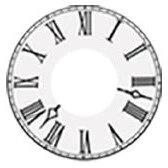 Sweety Crazy Lens - White Roman Clock