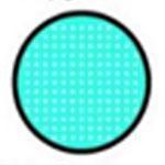 Load image into Gallery viewer, Sweety Crazy Lens - Cyan Mesh with Black Rim