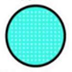 Sweety Crazy Lens - Cyan Mesh with Black Rim