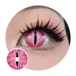 Sweety Lens Pink Demon Eye / Cat Eye (New)