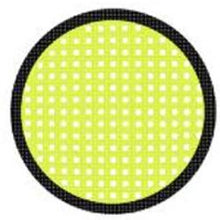 Load image into Gallery viewer, Sweety Crazy Lens - Yellow Mesh/Screen Black Rim