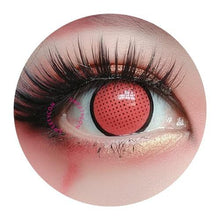Load image into Gallery viewer, Sweety Crazy Lens - Red Mesh/Screen with Black Rim