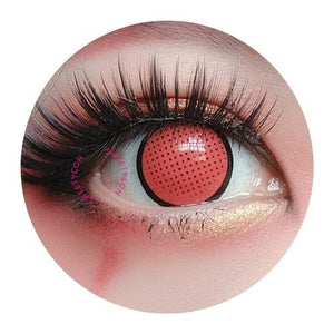 Sweety Crazy Lens - Red Mesh/Screen with Black Rim
