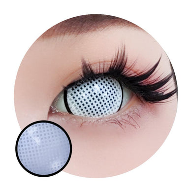 Sweety Mini Sclera White Mesh Rim - 17mm