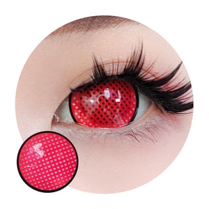 Sweety Mini Sclera Red Mesh Rim - 17mm