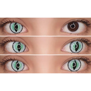 Sweety Crazy Lens - Sexy Cat Eye Green