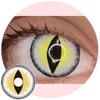 Sweety Crazy Lens - Sexy Cat Eye Yellow