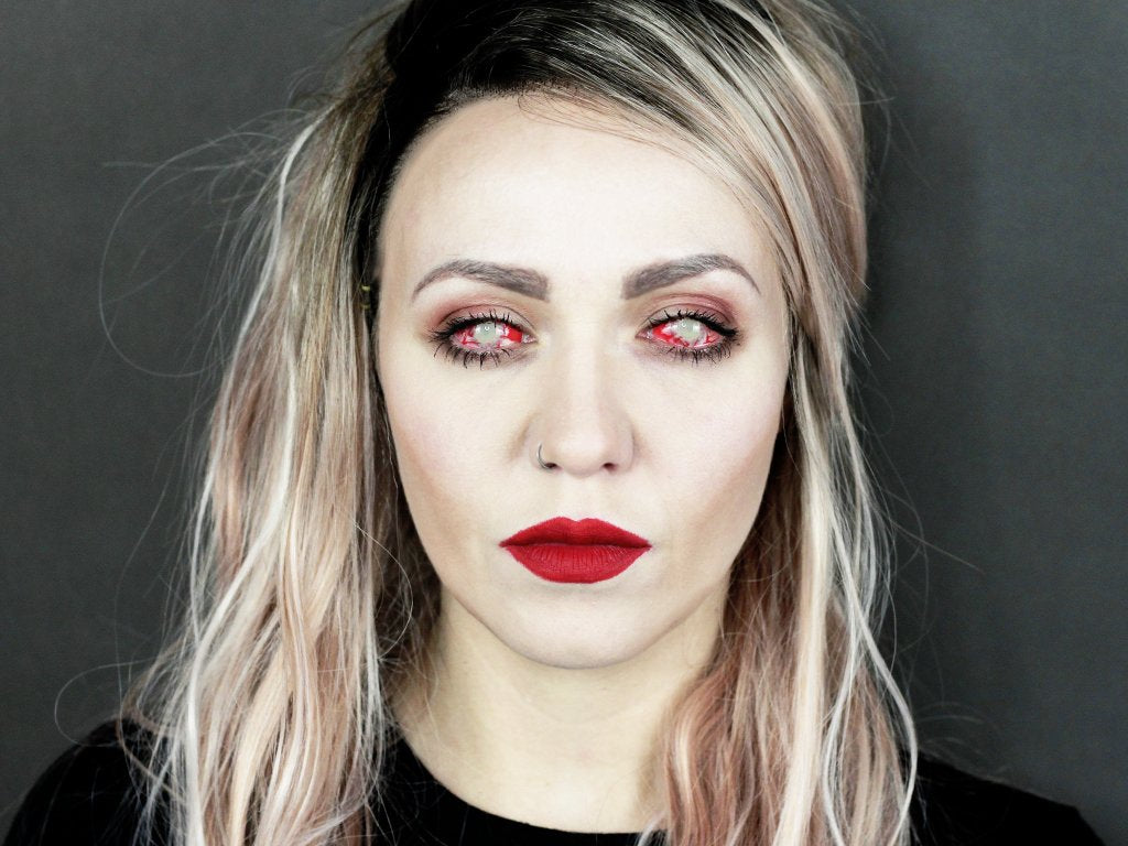 Sweety Red Sclera Lens Zombie-UNIQSO Express